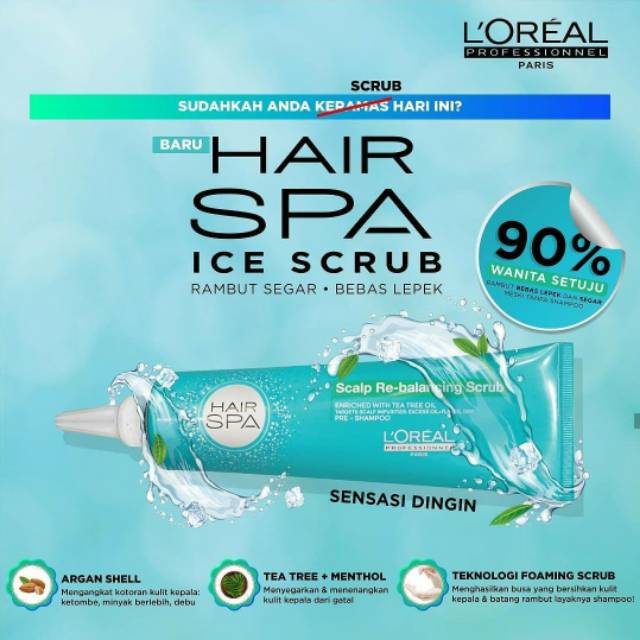 Jual Loreal Hair Spa Scalp Rebalancing Scrub 150ml Shopee Indonesia 9063