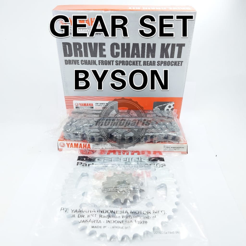 Jual ORIGINAL GEAR SET BYSON YAMAHA GIR SET PAKET KOMPLIT RANTAI GEAR