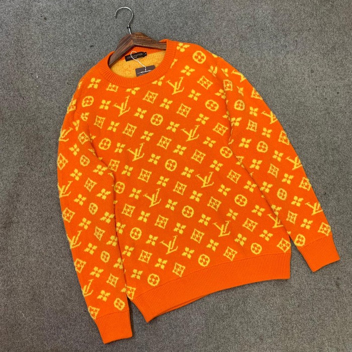 orange lv sweater