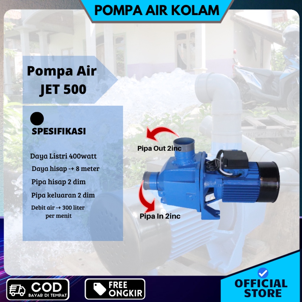 Jual pompa air saat banjir JET 500 pompa air anti banjir | Shopee Indonesia