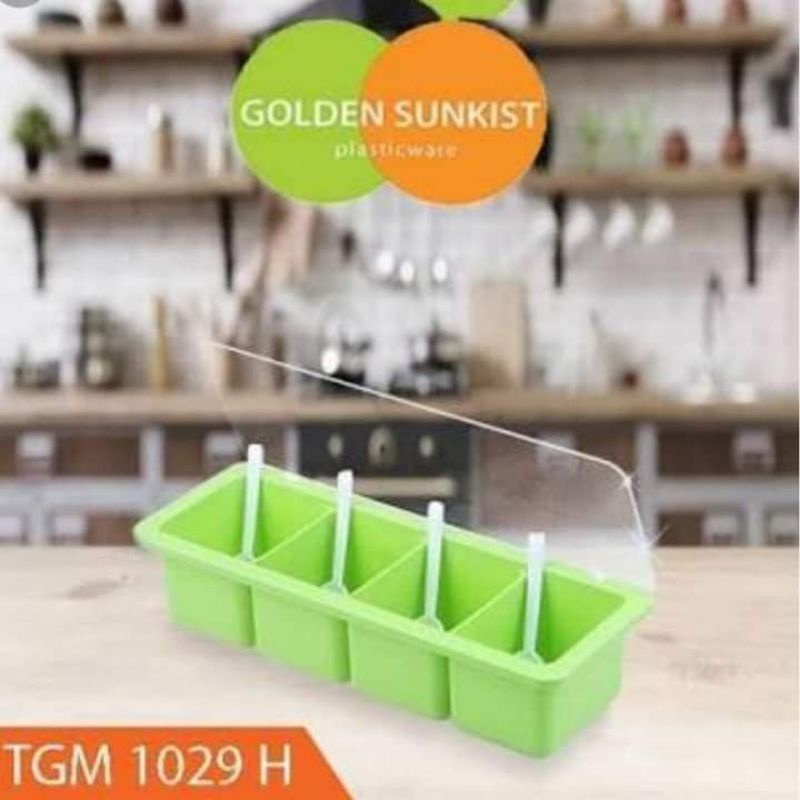 Jual Tempat Bumbu Golden Sunkist Tempat Bumbu Segi Isi 4 Tgm 1029 4 Golden Sunkist Shopee 4139