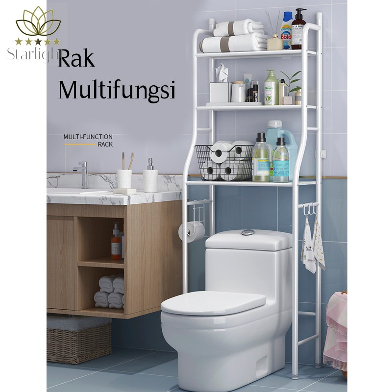 Jual COD Starlight Rak Toilet Mesin Cuci Organizer Tempat Sabun Kamar ...