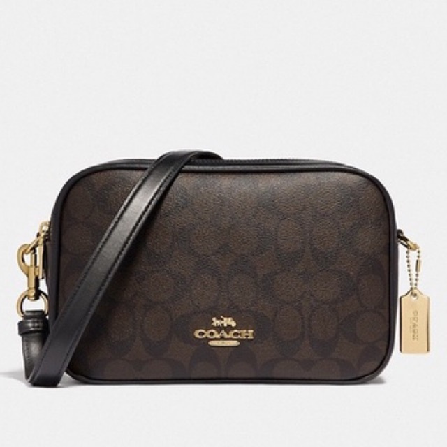 Coach jes crossbody in signature canvas outlet