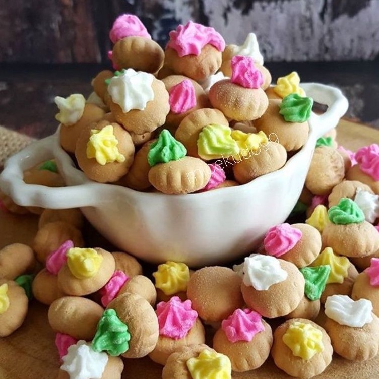 Jual Biscuit Gem Rose Kembang Gula Bunga Jadul Biskuit Snack Jadoel