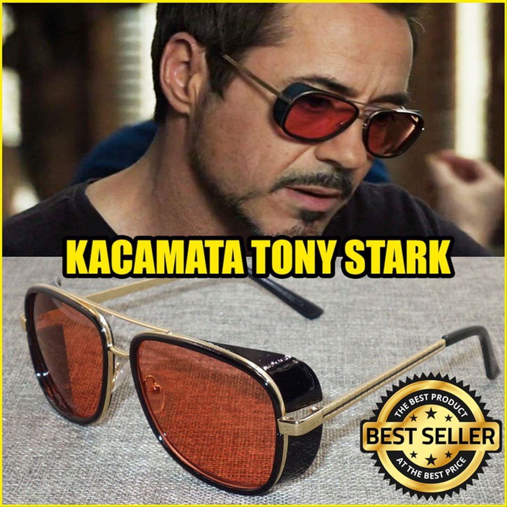 Jual Kacamata Frame Sunglass Iron Man Tony Stark Avenger Marvel Ironman Shopee Indonesia