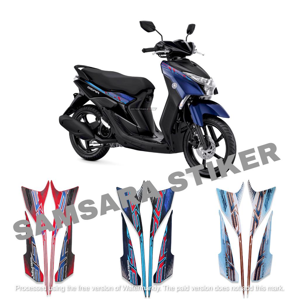 Jual STRIPING STIKER LIS MOTOR YAMAHA GEAR 2023 STANDAR FULL SET