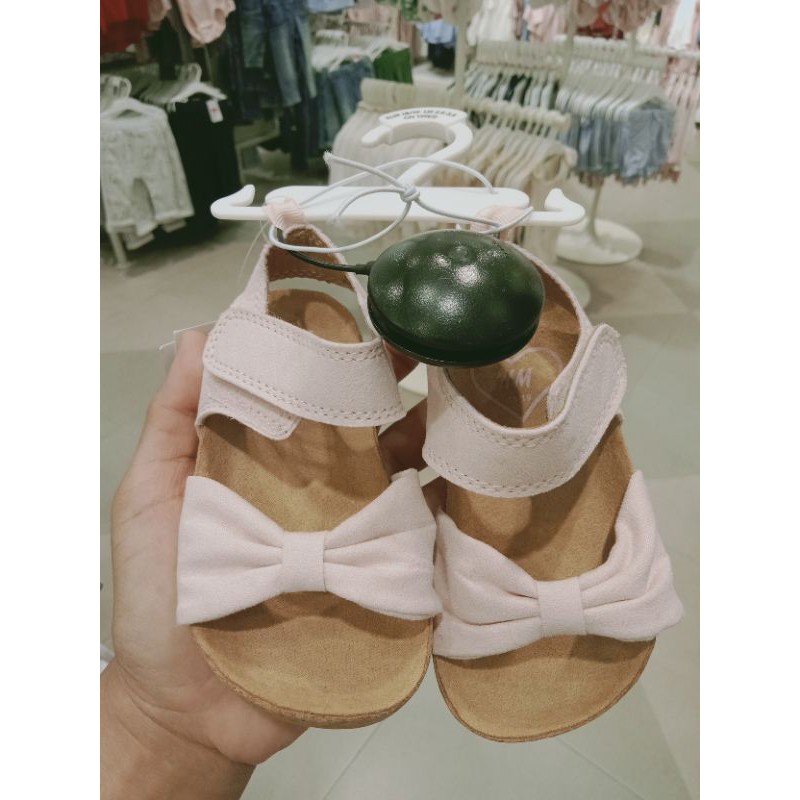 Jual H M ori sepatu sandal anak perempuan soft pink Shopee Indonesia