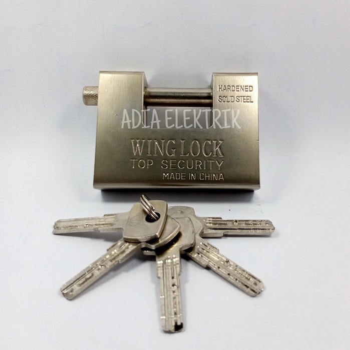 Jual Winglock Gembok 70mm / Gembok Gudang Pabrik / Gembok Gudang Ruko ...