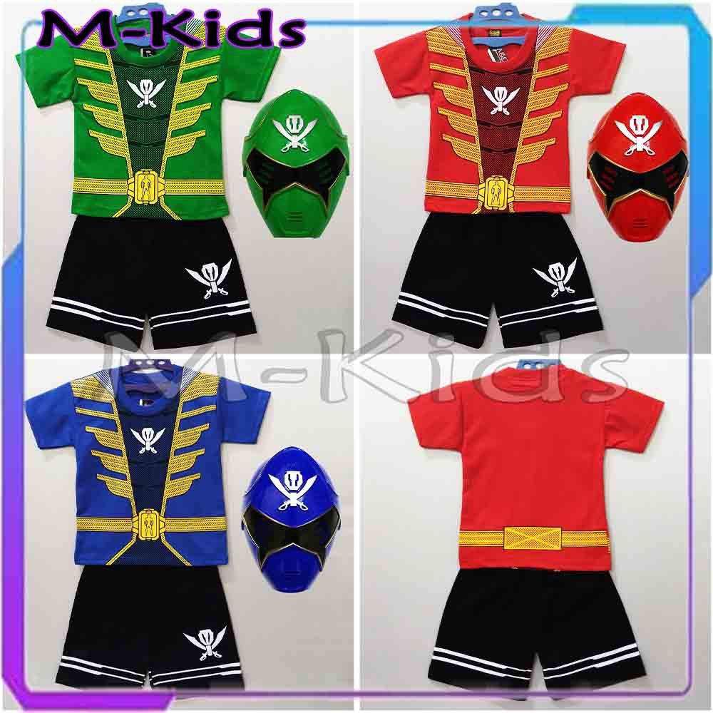 Jual MKids88 - Baju Setelan KAOS Anak / Kostum Karakter Power Rangers ...