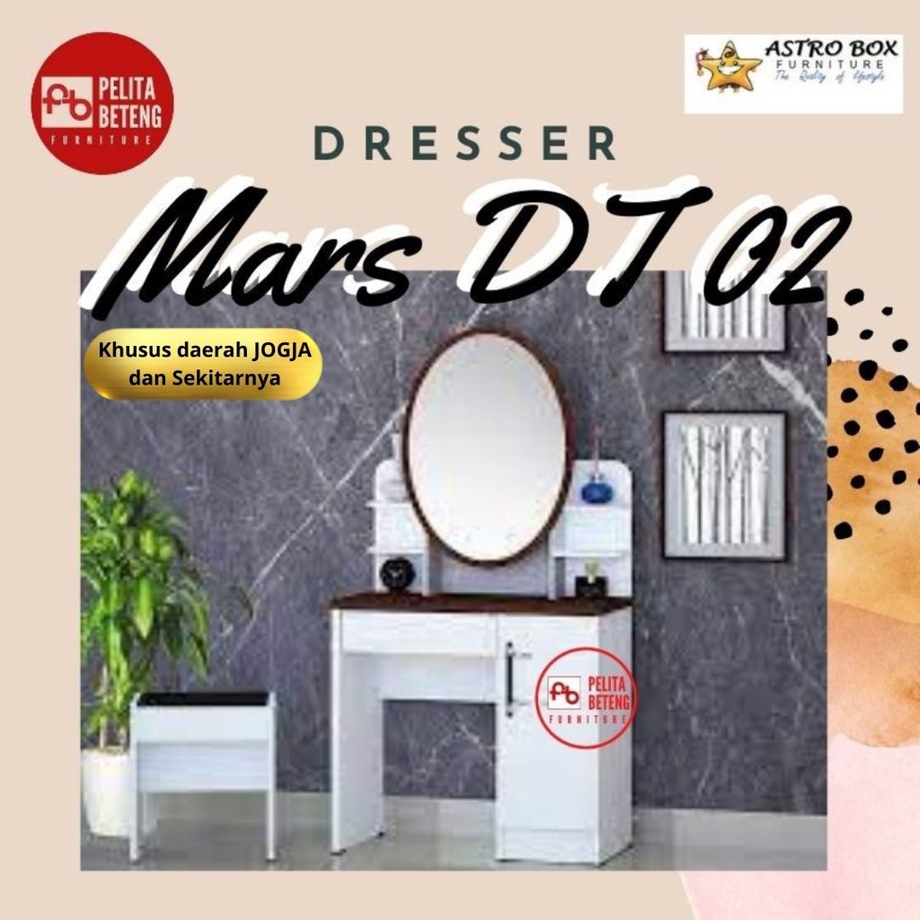 Jual Meja Rias Astrobox Mars DT 02 Jogja | Shopee Indonesia