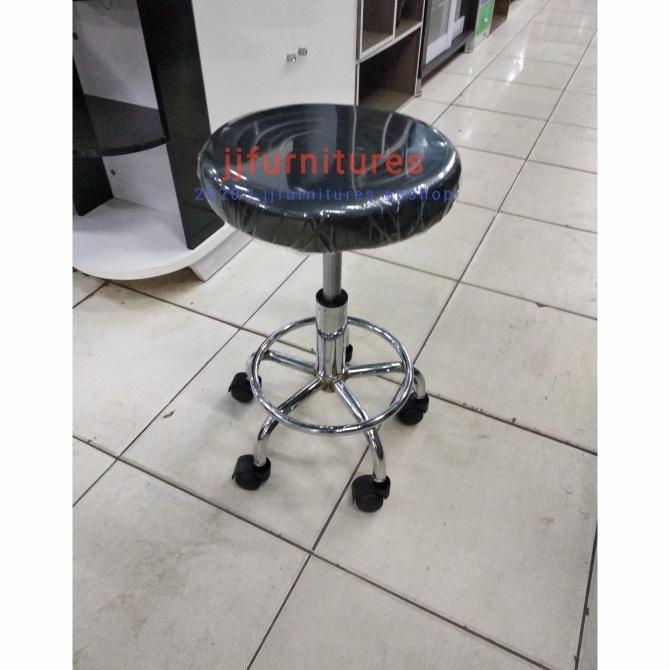 Jual Kursi Salon Hidrolik Bulat Murah + Roda | Shopee Indonesia