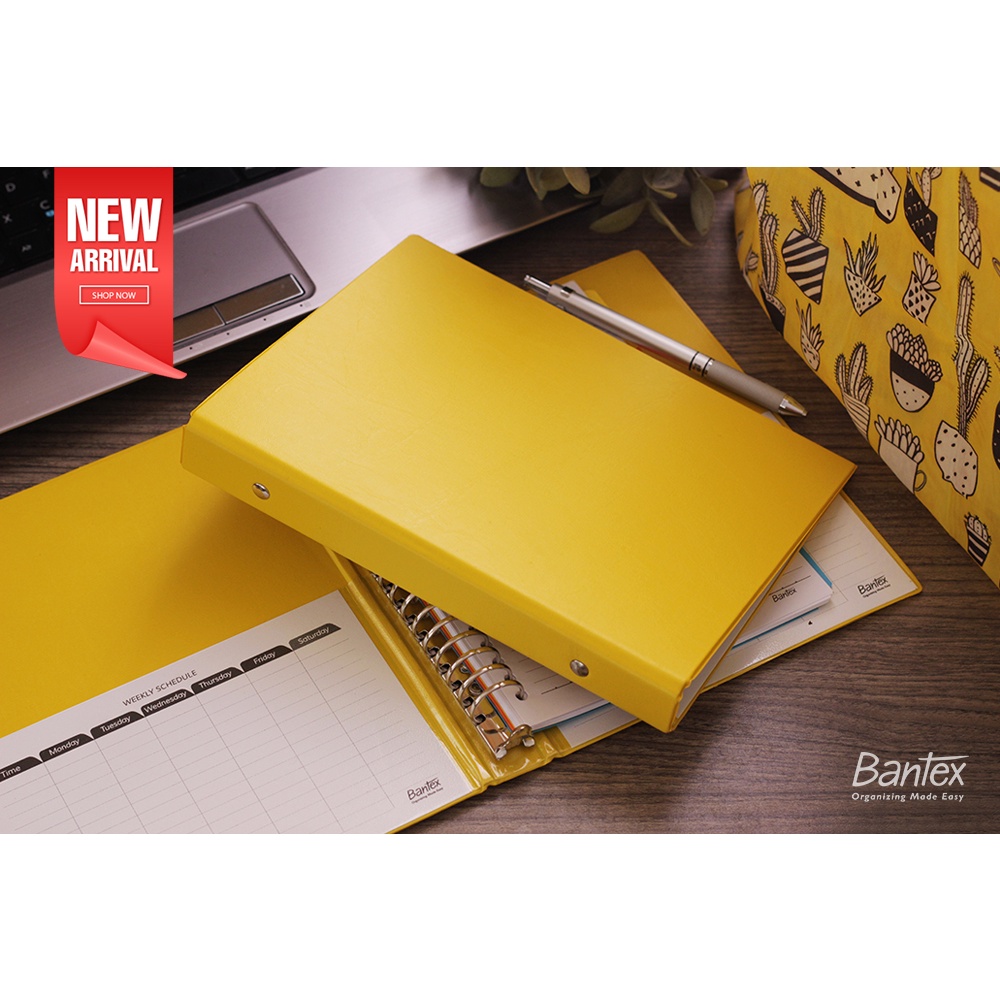 Jual Bantex Binder Note A5 20 Ring Besi Loose Leaf Multiring Binder
