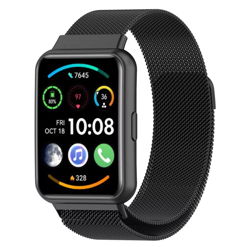 Jual Milanese Loop Magnet Strap Huawei Watch Fit 2 ACTIVE Stainless ...