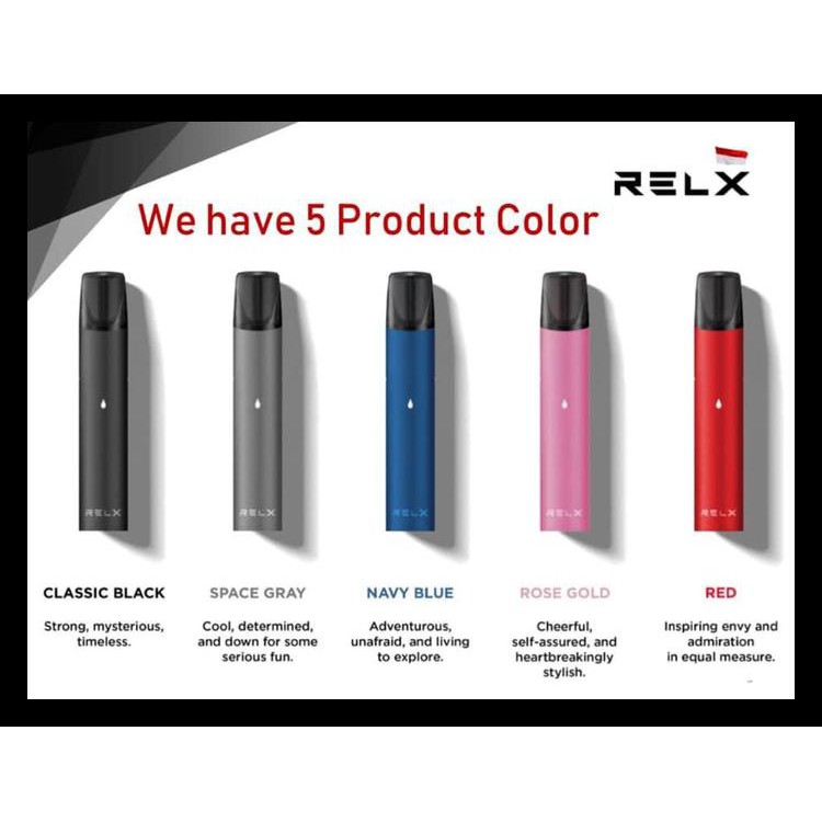 Jual RELX MOD VAPE RELX STARTET KIT ATAU ROKOK ELEKTRIK ORI GARANSI 1 ...
