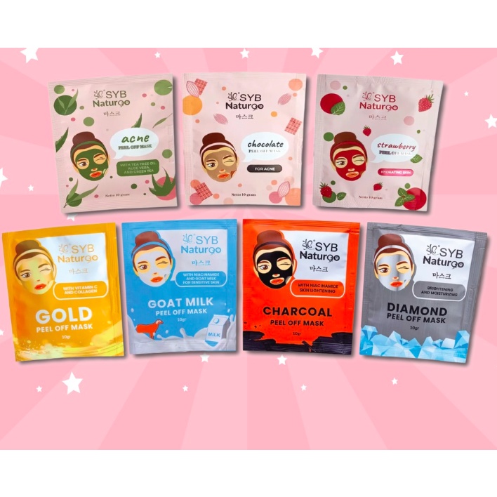 Jual ENISOO STORE - SYB Naturgo Peel Off Mask 10g - SYB NATUR90 - Acne ...
