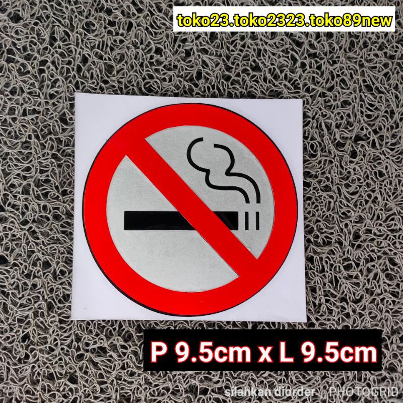 Jual Stiker Dilarang Merokok No Smoking Shopee Indonesia