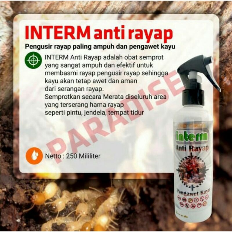 Jual RACUN PEMBASMI RAYAP ANTI RAYAP PALING AMPUH PENGAWET KAYU 250ML