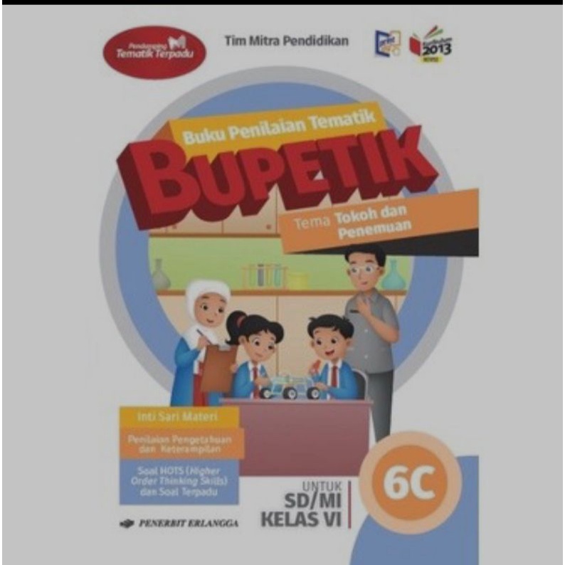 Jual BUKU PENILAIAN TEMATIK (BUPETIK) TEMA TOKOH DAN PENEMUAN JILID 6C ...