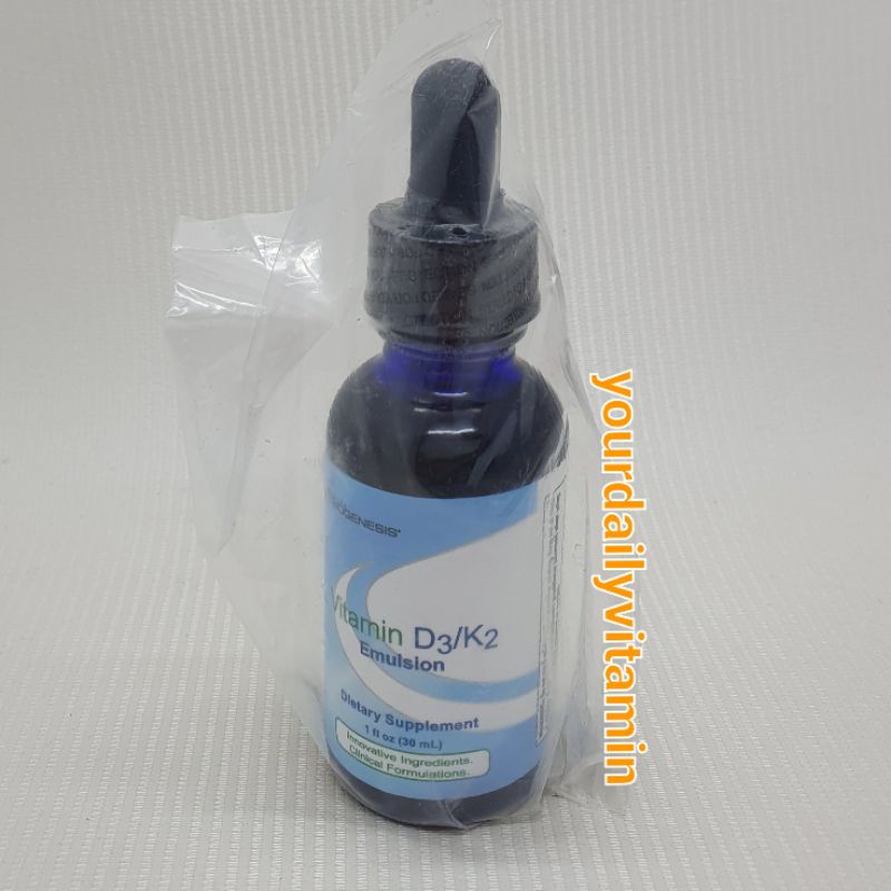 Jual Vitamin D3 / K2 Emulsion 30ml Merk Nutra Biogenesis Vitamin D