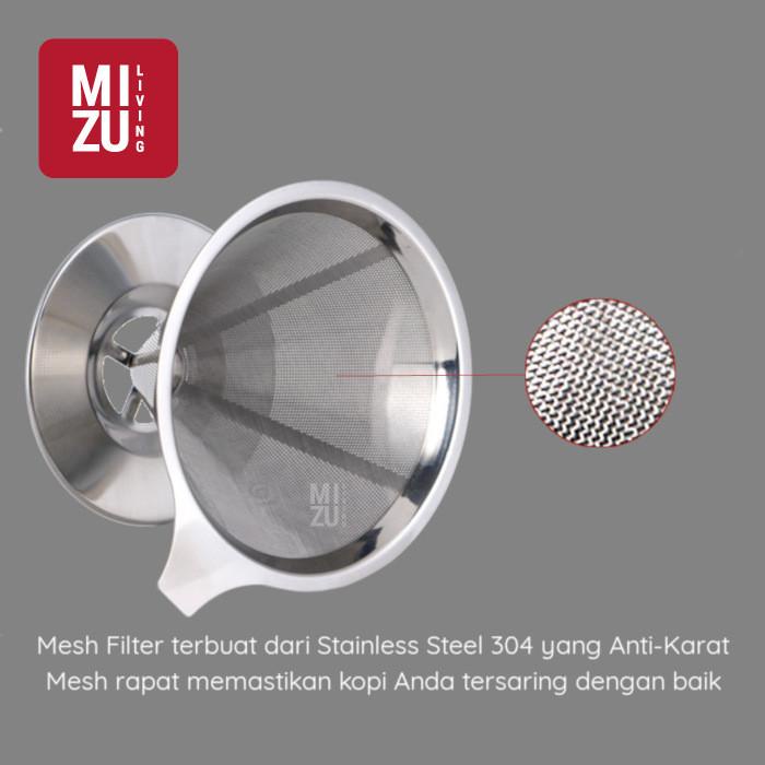 Jual V60 Coffee Dripper Paperless Metal Coffee Filter Stainless Kopi ...