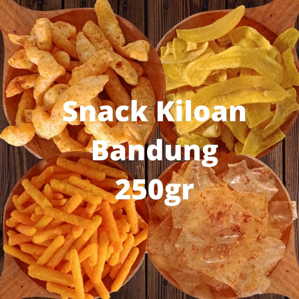 Jual Snack Kiloan Bandung Serba 250gr Cemilan Makanan Ringan Camilan ...