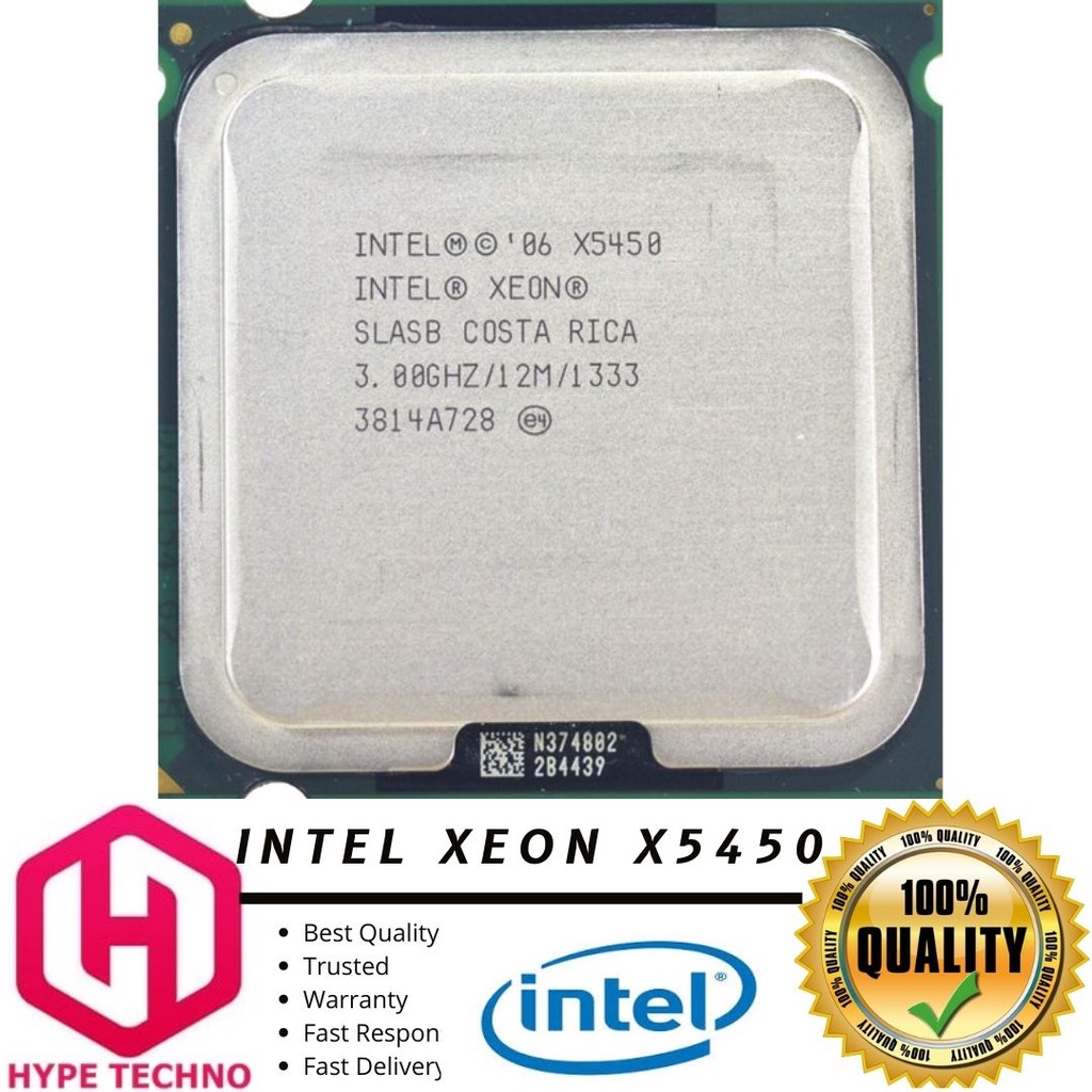 Jual INTEL XEON X5450 - 3.0GHz 4Cores 4Threads LGA 771-775 Cache12mb ...