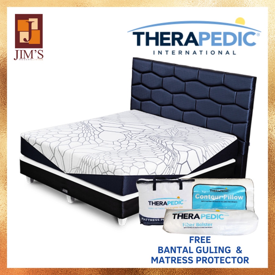 Jual THERAPEDIC SPRING BED BACKSENSE X FULL SET | Shopee Indonesia