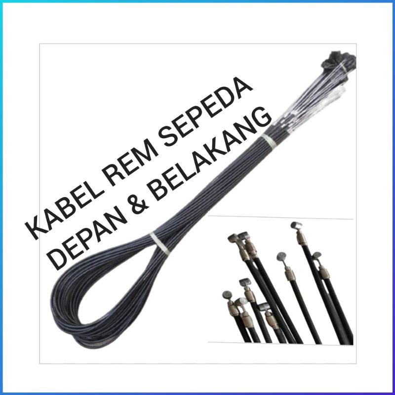 Jual Kabel Rem Set Sepeda Outer Dan Inner Cable Brake Depan Belakang ...