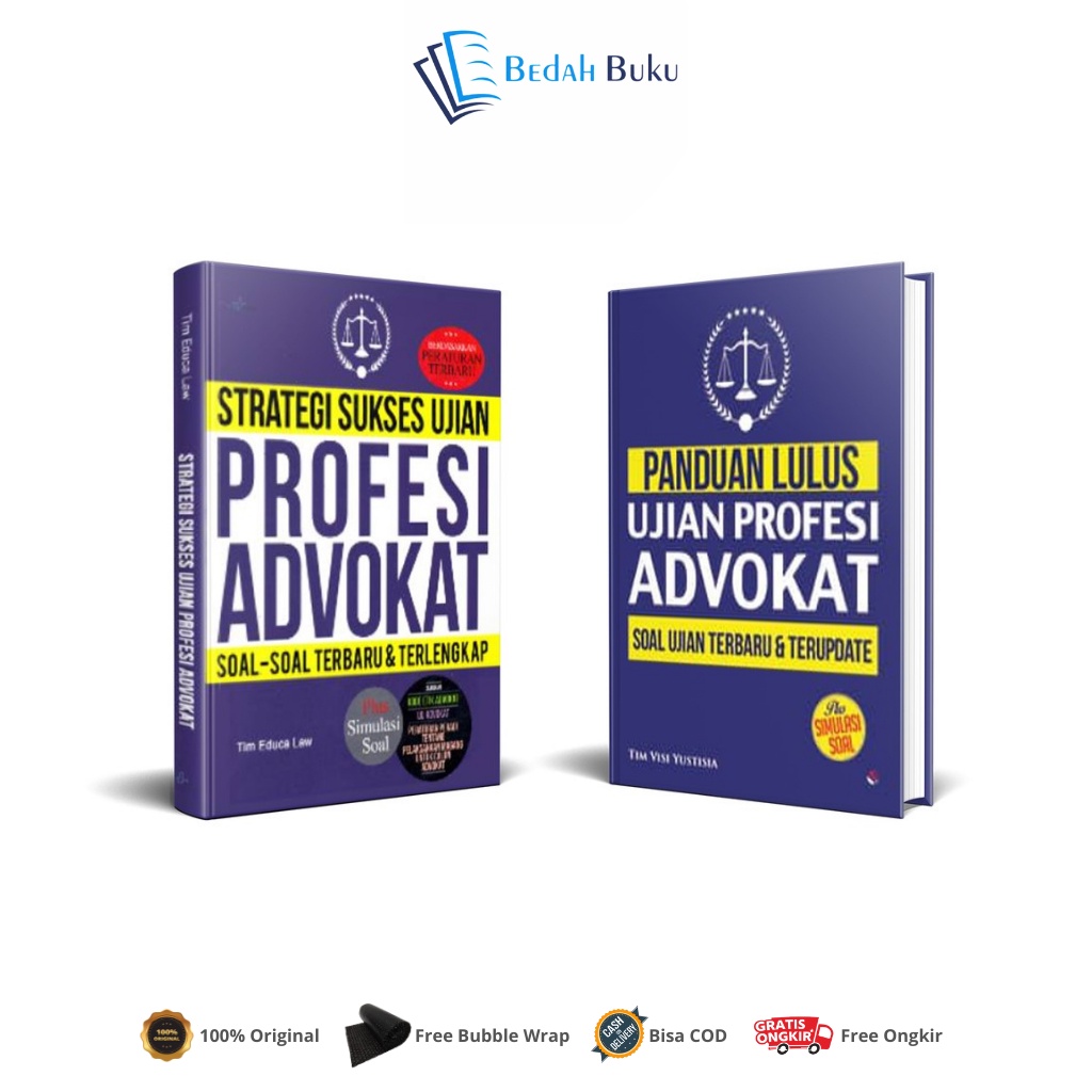 Jual AG - Panduan Lulus Ujian Profesi Advokat Dan Strategi Sukses Ujian ...