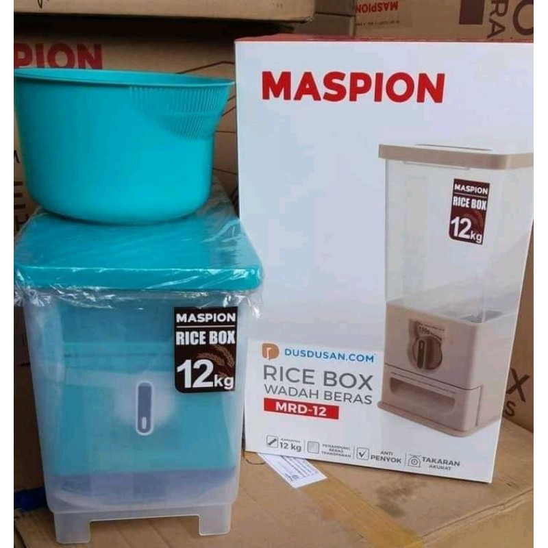 Jual Maspion Tempat Penyimpanan Beras Ukuran 12 Kg | Shopee Indonesia