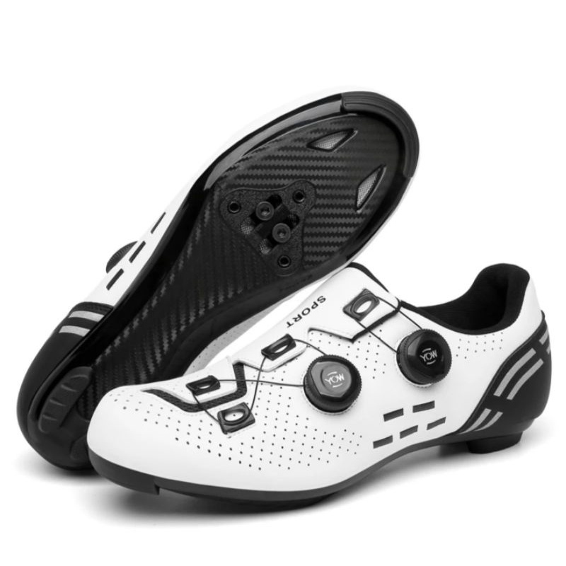 Jual Sepatu Sepeda Multi Cleat Roadbike MTB 2 BOA Cycling Shoes Cleats ...