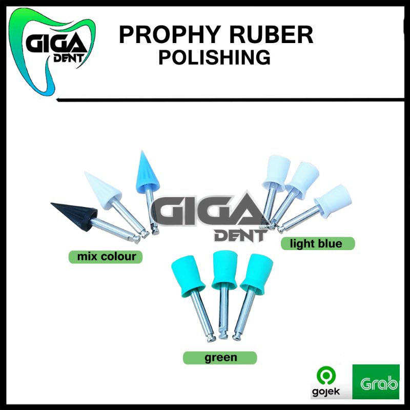 Jual Dental Prophy Rubber Polishing Karet Bur Poles Karet Pcs