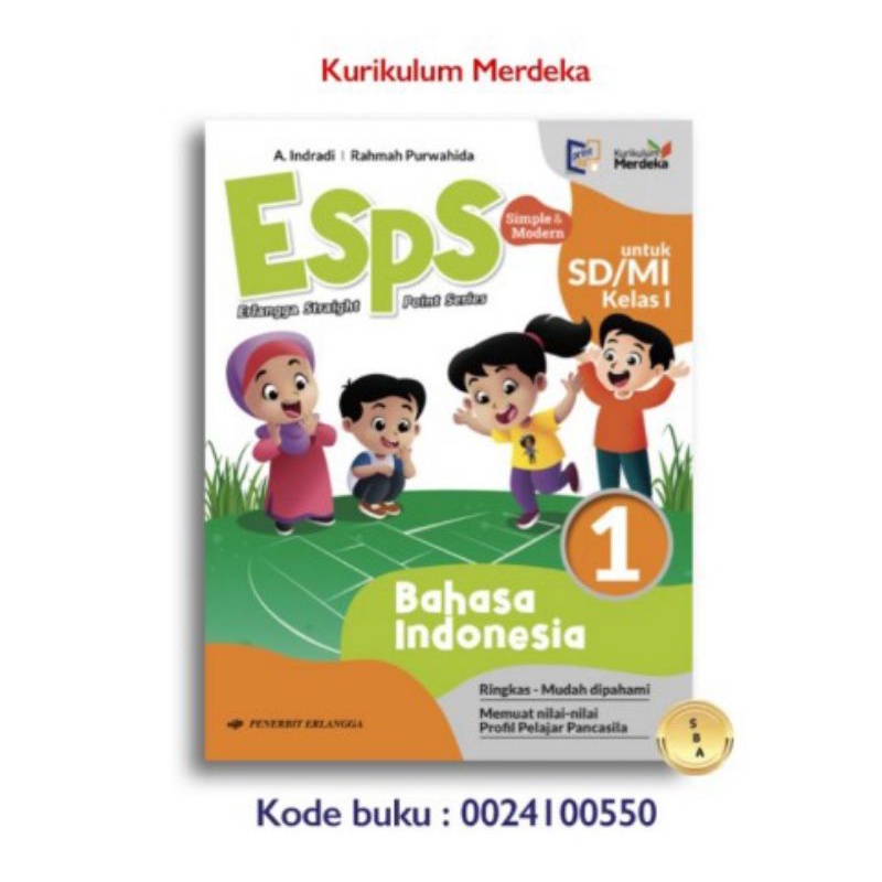 Jual BUKU ESPS KURIKULUM MERDEKA UNTUK KELAS 1 K2021 ESPS MTK, IPAS, B ...