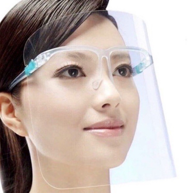 Jual Face Shield/Fase Shield/Pelindung Wajah model Kaca Mata/Nagita