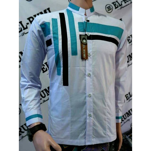 Edition Baju Koko Muslim Long Sleeve Woven Tunic main image 0
