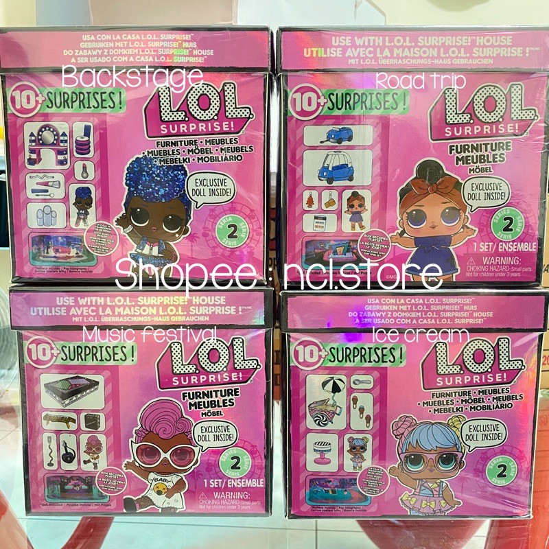 LOL SURPRISE FURNITURE series ORIGINAL ASLI