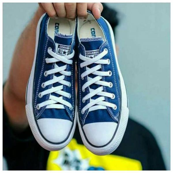 Sepatu converse outlet original biru dongker