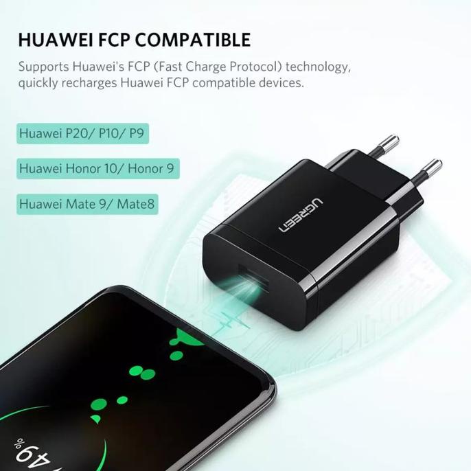 Jual UGREEN CHARGER QUICK CHARGE 3.0 + BONUS KABEL MICRO 1M