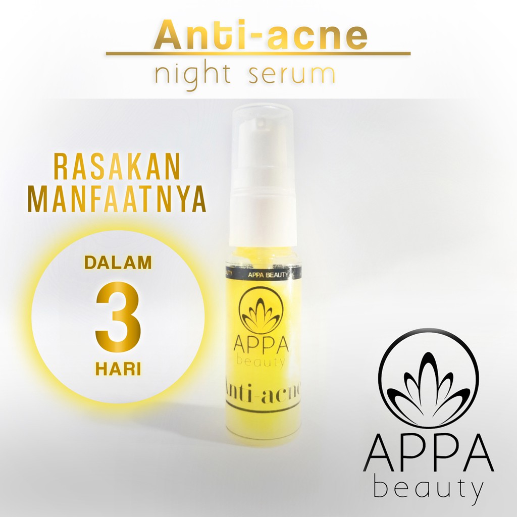 Jual Appa Beauty Anti-acne Night Serum | Shopee Indonesia