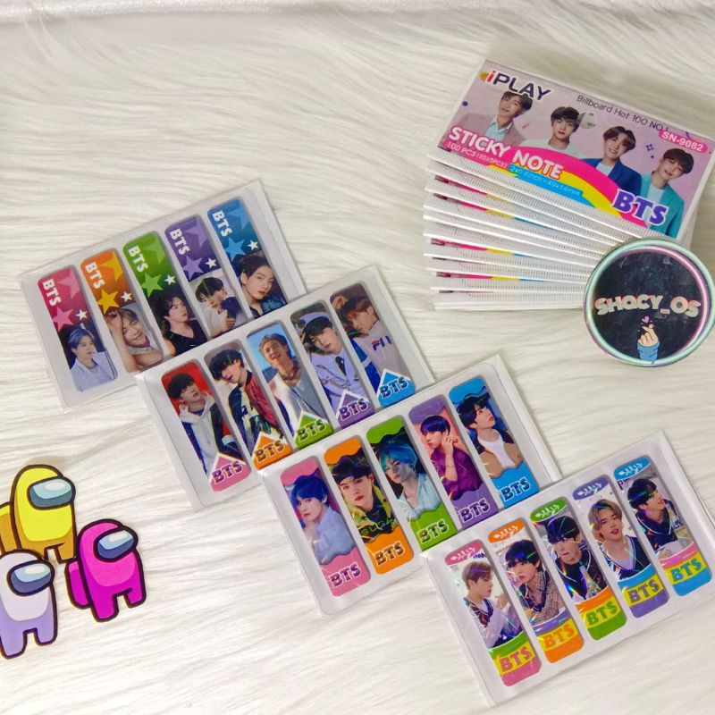 Jual Sticky Notes BTS pembatas buku bts | Shopee Indonesia