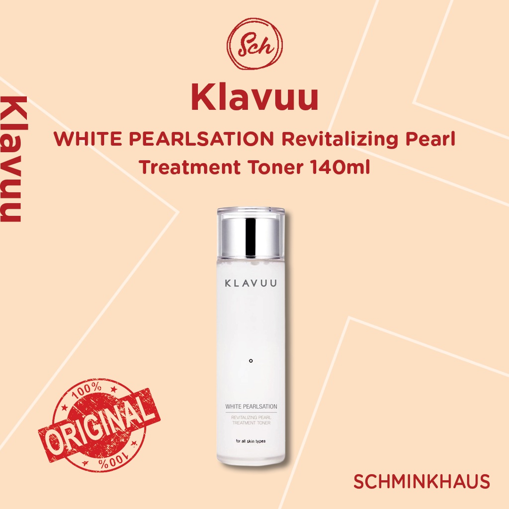 Jual KLAVUU WHITE PEARLSATION Revitalizing Pearl Treatment Toner 140ml ...