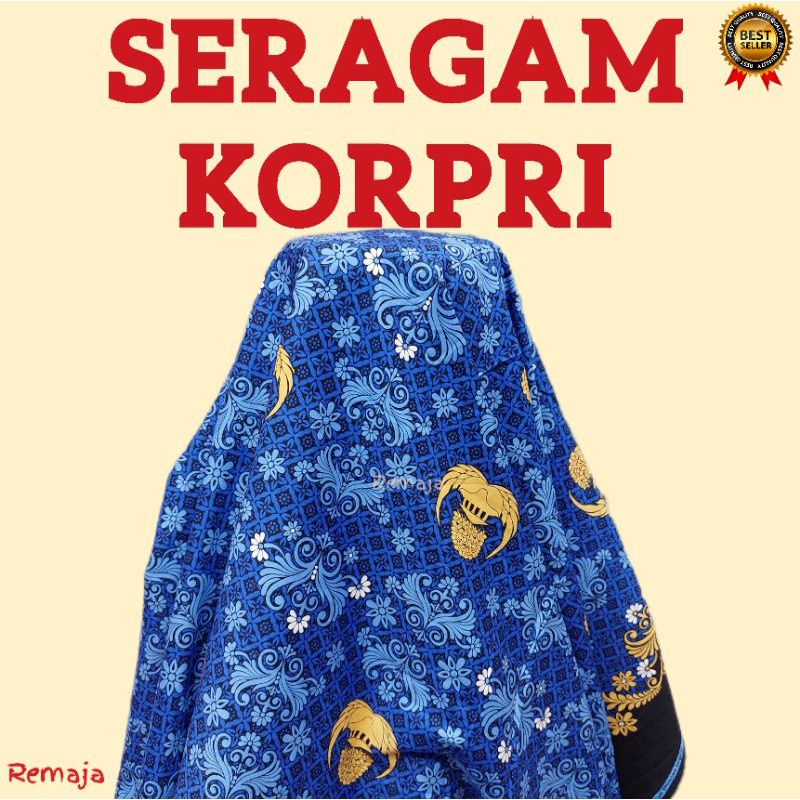 Jual Kain Seragam Korpri terbaru 2022 / bahan baju korpri terbaru