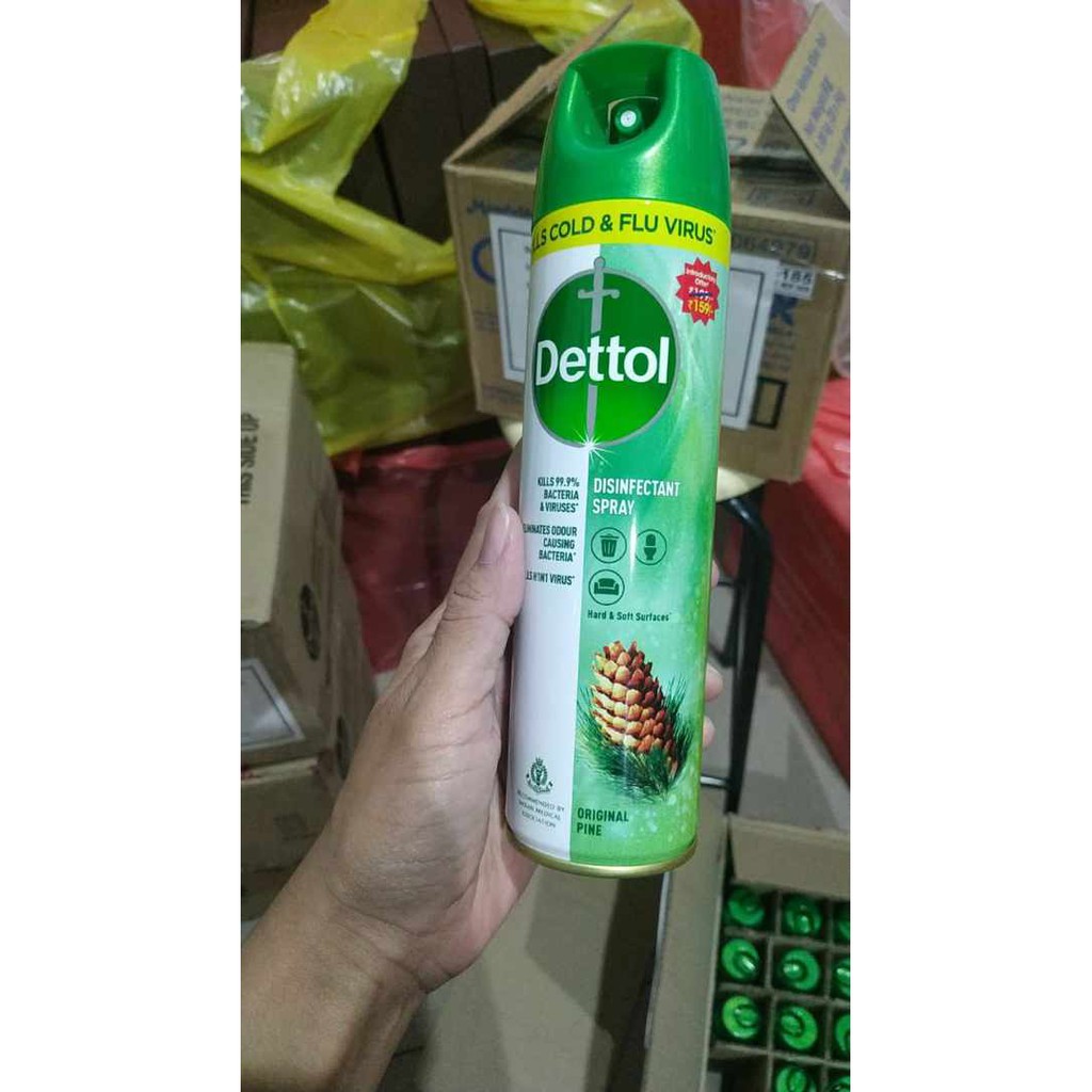 Jual Dettol Disinfectant Spray 170ML pengiriman luar batam kena pajak
