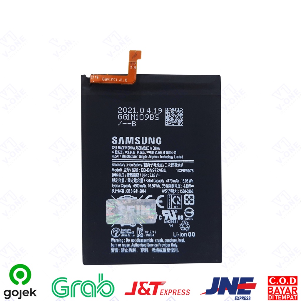 Jual BATERAI BATTERY EB-BN972ABU SAMSUNG N975 NOTE 10+ ORIGINAL 100% ...