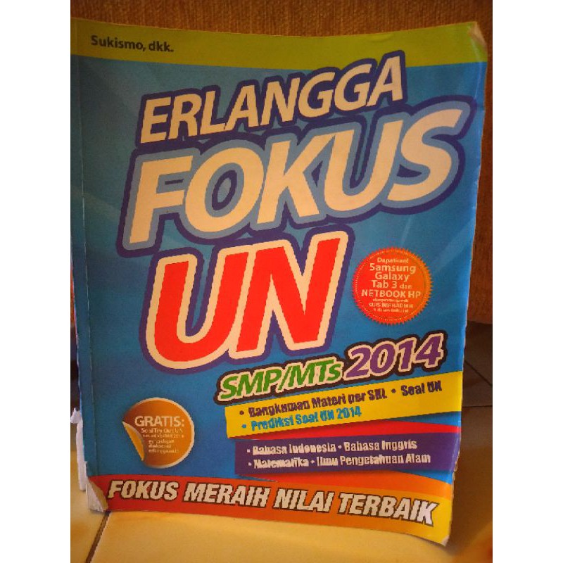 Jual Buku Erlangga Fokus UN SMP. | Shopee Indonesia