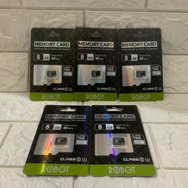 Jual Micro SD robot 8GB mmc robot 8gb original class 10 | Shopee Indonesia