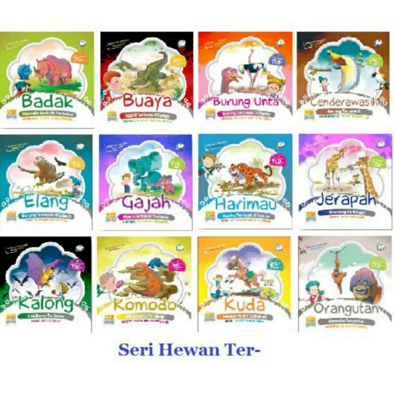 Jual Buku Cerita Anak - Cerita Bergambar - Seri Hewan Ter | Shopee ...