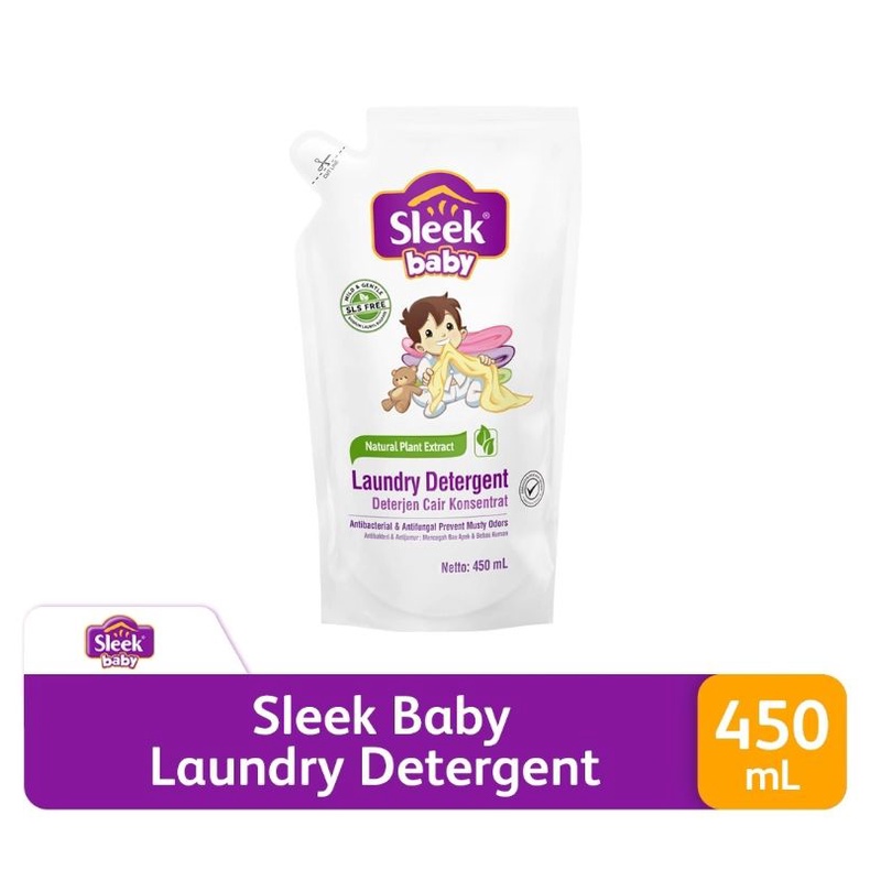 Jual Sleek Baby Laundry Detergent Original 450 Ml | Shopee Indonesia