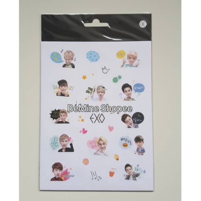 Jual EXO OFFICIAL STICKER SET | Shopee Indonesia