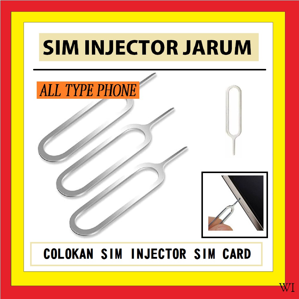 Jual 10 pcs SIM INJECTOR JARUM SIMCARD PEMBUKA TEMPAT KARTU DAUN TUSUK ...